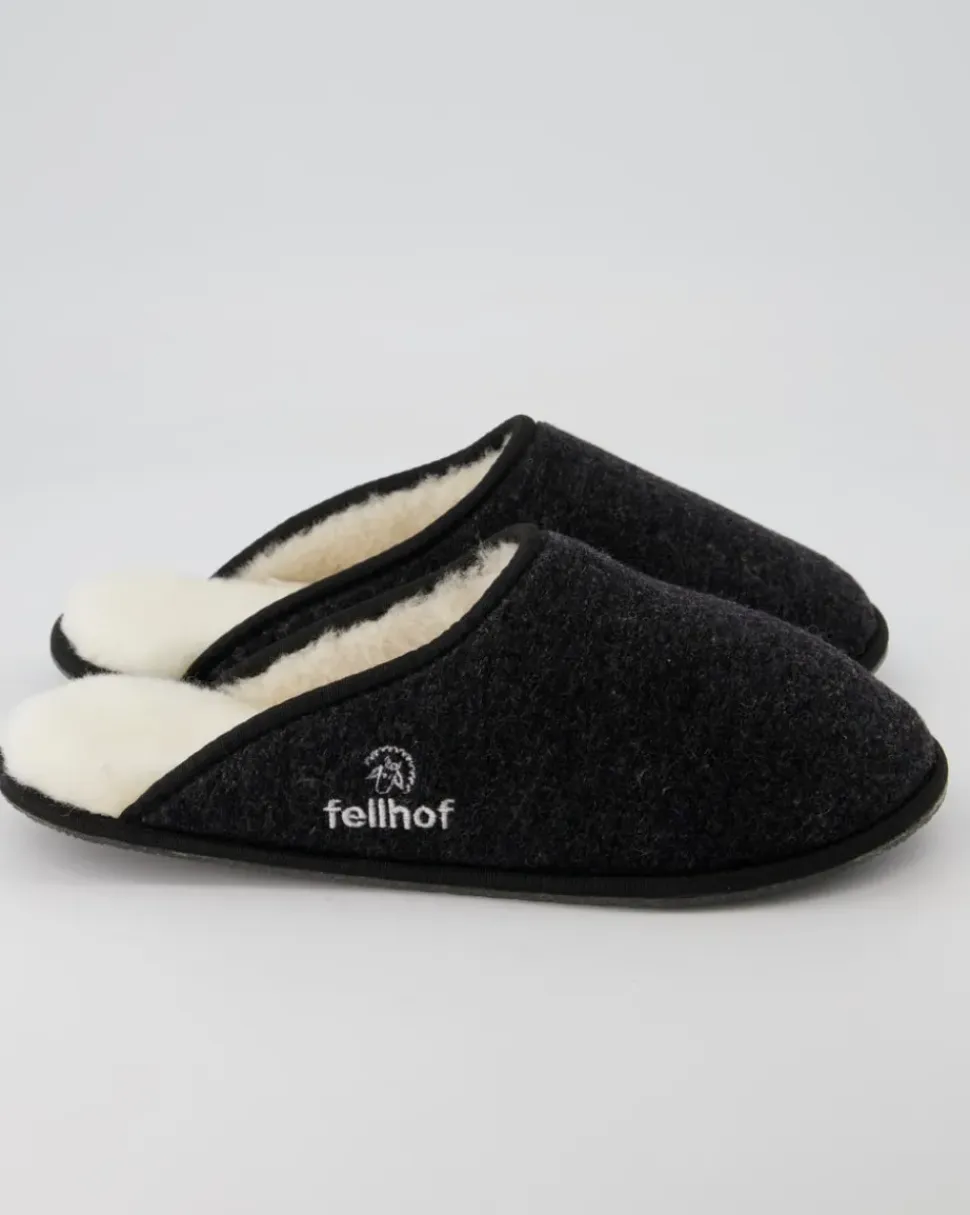 Trendy Filz Hausschuhe in Grau