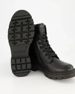 Tronchetto Schnürstiefel in Schwarz