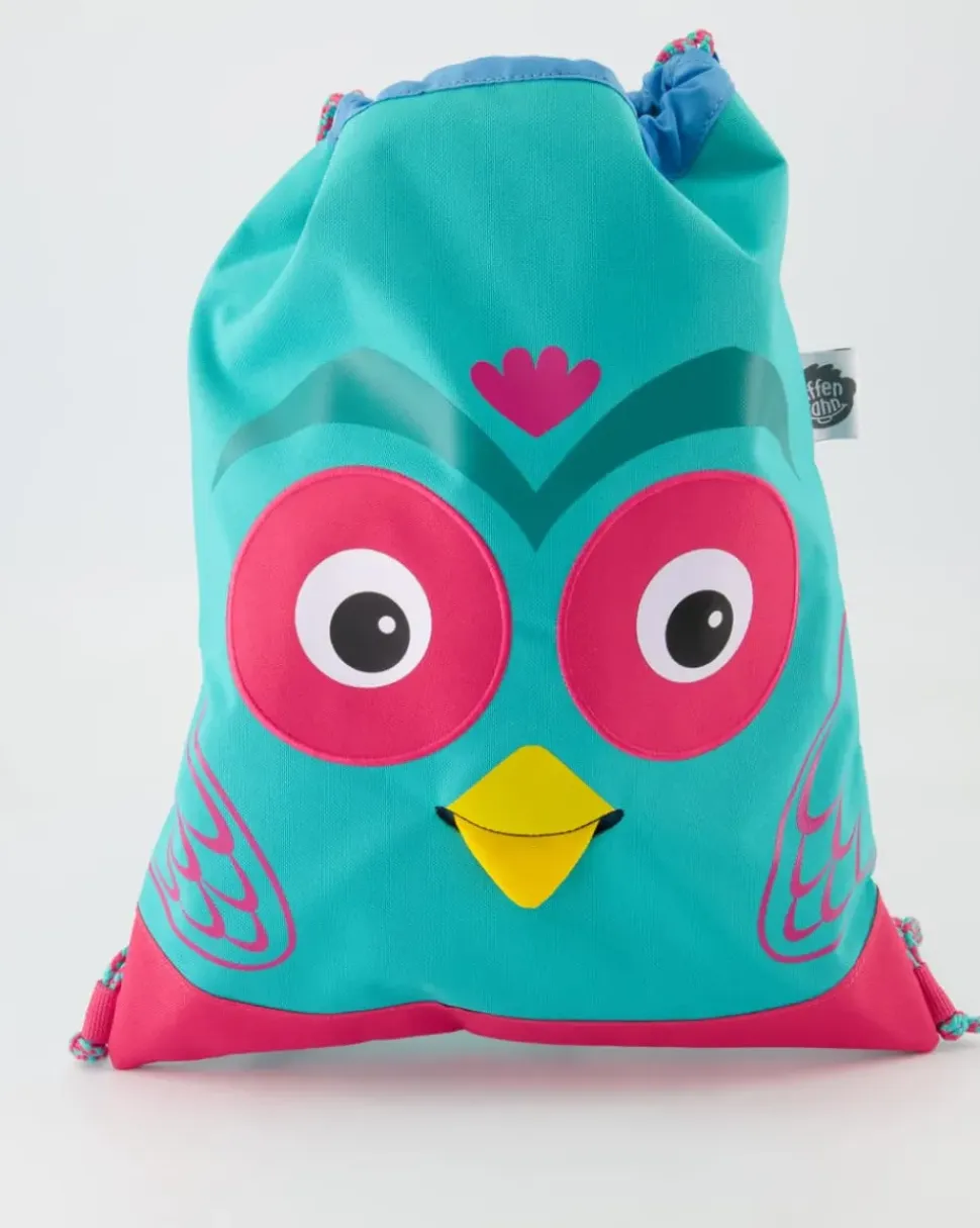 Turnbeutel Eule Rucksack in Mehrfarbig