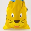 Turnbeutel Tiger Rucksack in Gelb