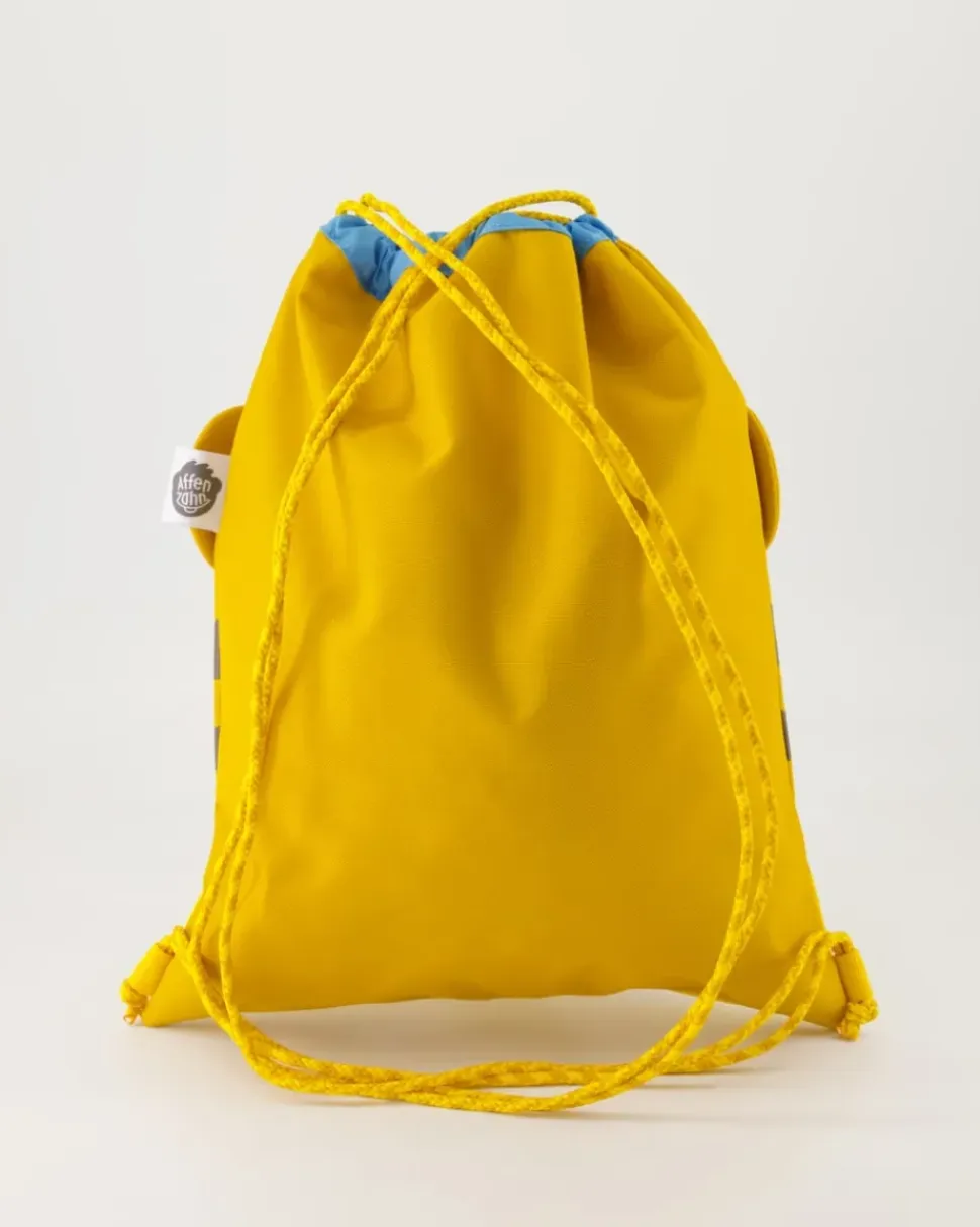 Turnbeutel Tiger Rucksack in Gelb