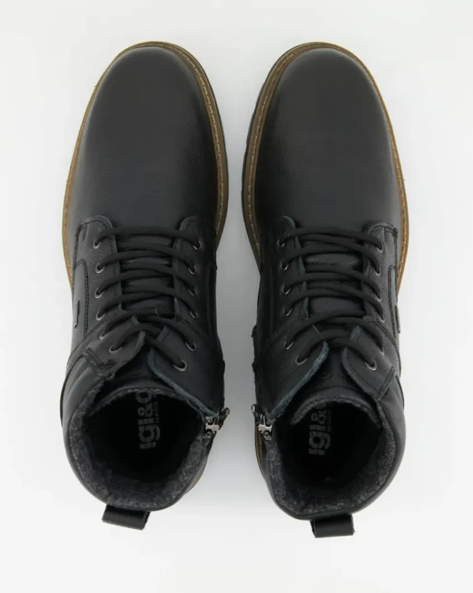 UCUGT 66113 Schnürstiefel in Schwarz