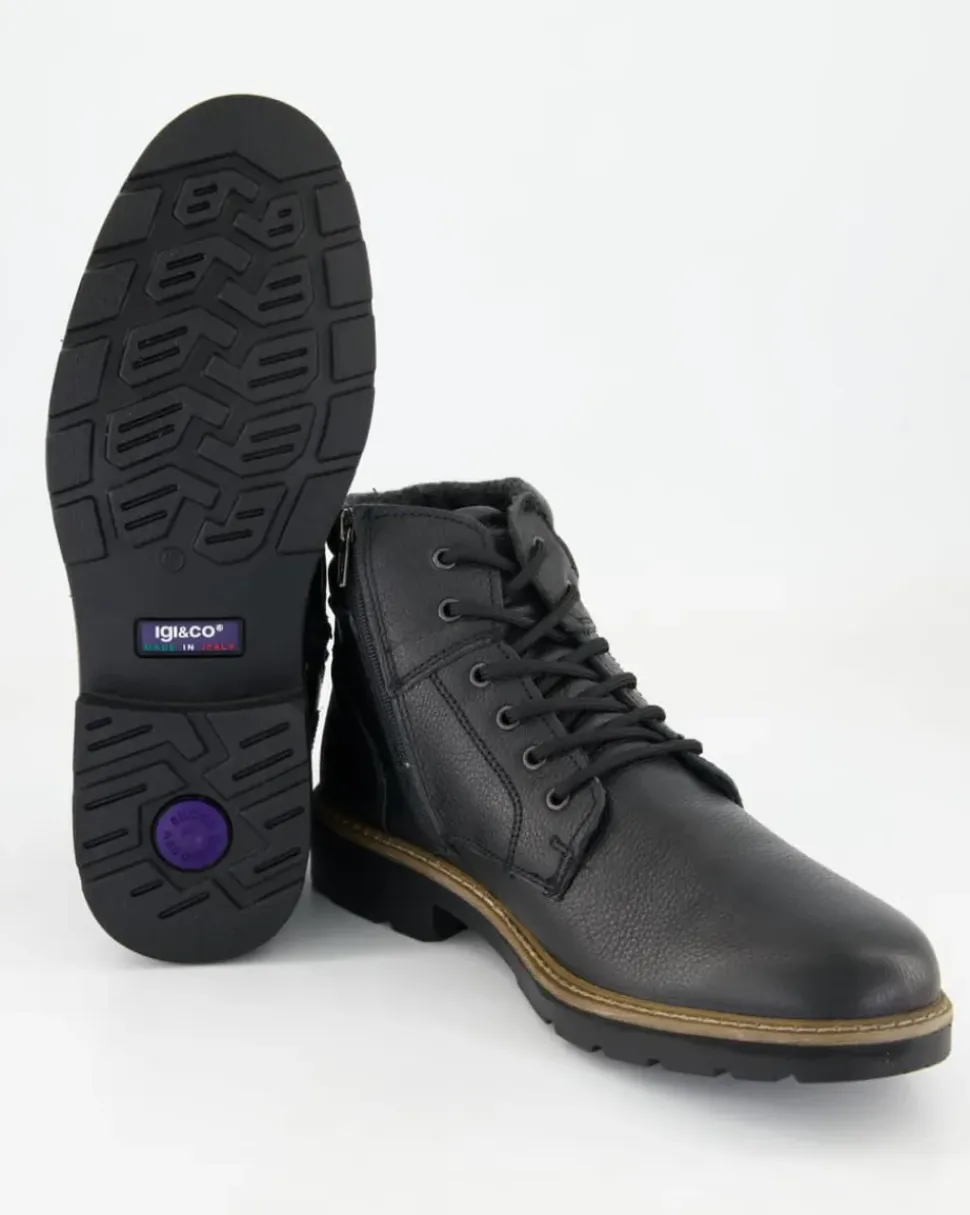 UCUGT 66113 Schnürstiefel in Schwarz