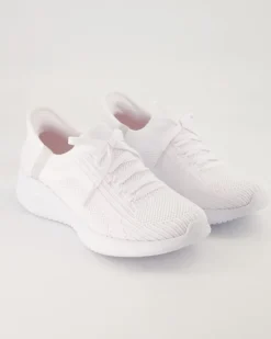 Ultra Flex 3.0 - Brilliant Pat Slipper in Weiß