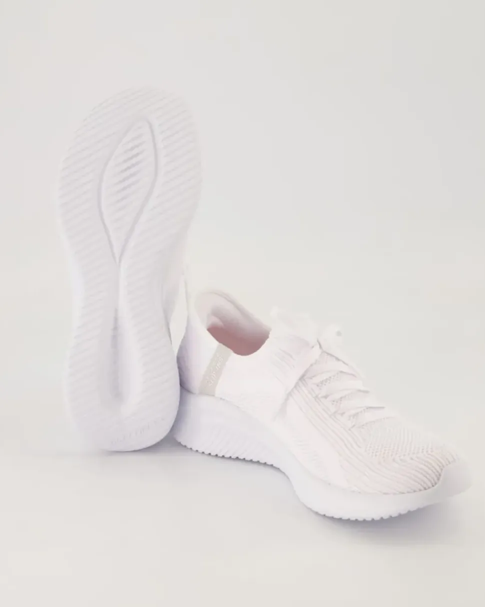 Ultra Flex 3.0 - Brilliant Pat Slipper in Weiß