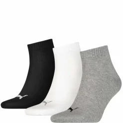 UNISEX QUARTER PLAIN 3P Socken in Mehrfarbig
