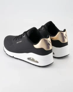 Uno-Golden Air Sneaker in Schwarz