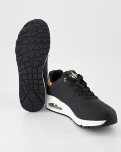 Uno-Golden Air Sneaker in Schwarz