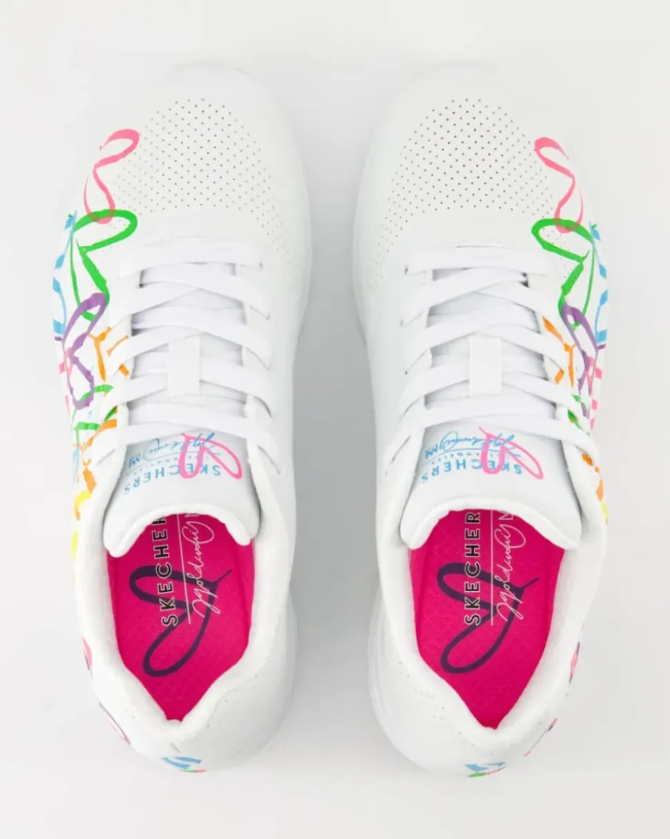 Uno-Highlight Love Sneaker in Weiß