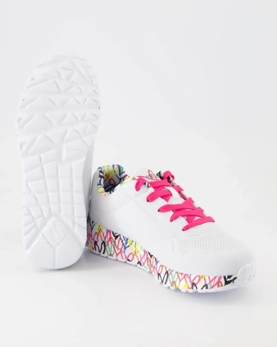 Uno Lite - Lovey Luv Sneaker in Weiß