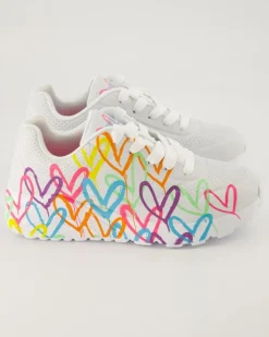 Uno Lite-Spread The Love Sneaker in Weiß