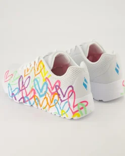 Uno Lite-Spread The Love Sneaker in Weiß