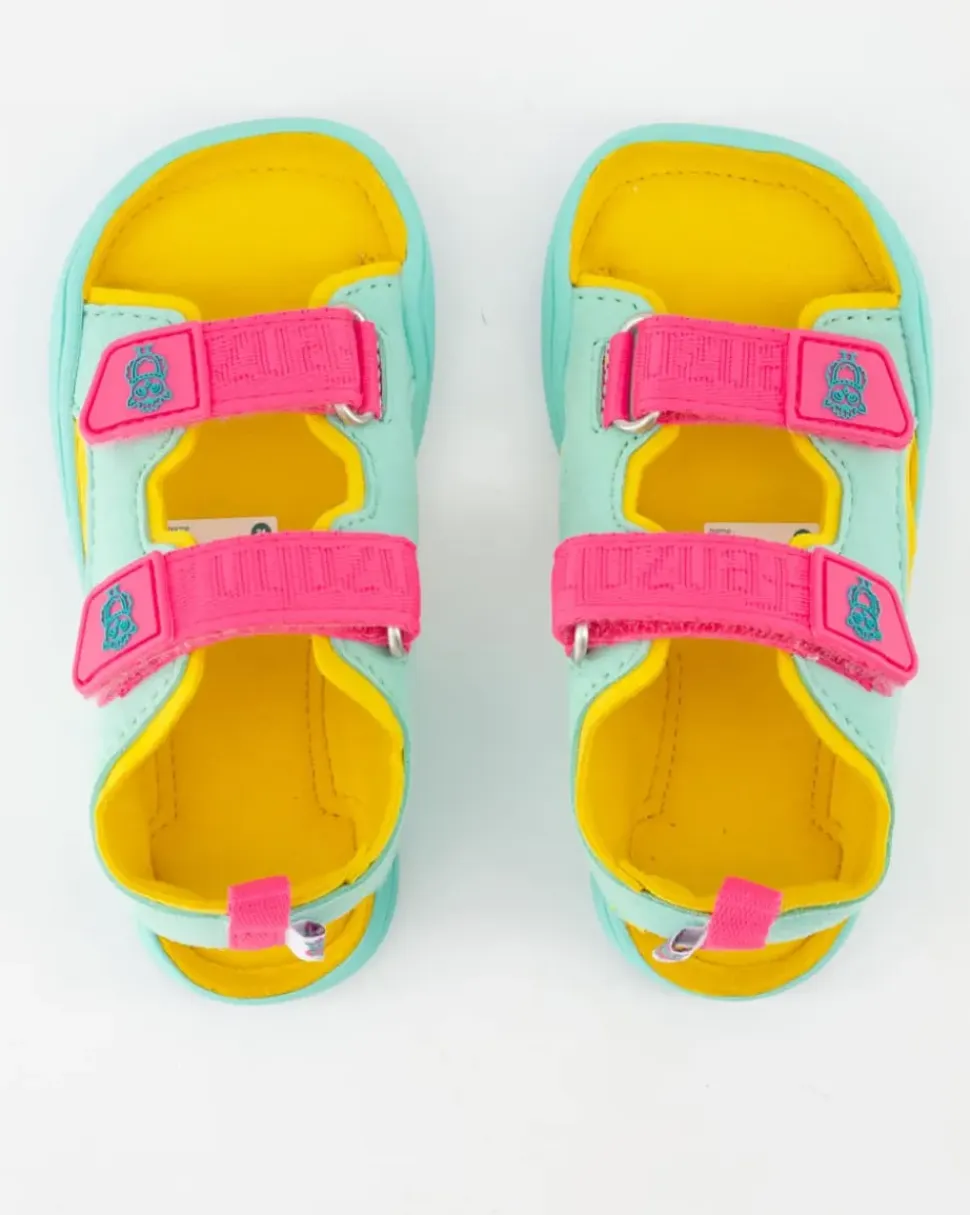 Vegan Airy Eule Sandalen in Grün