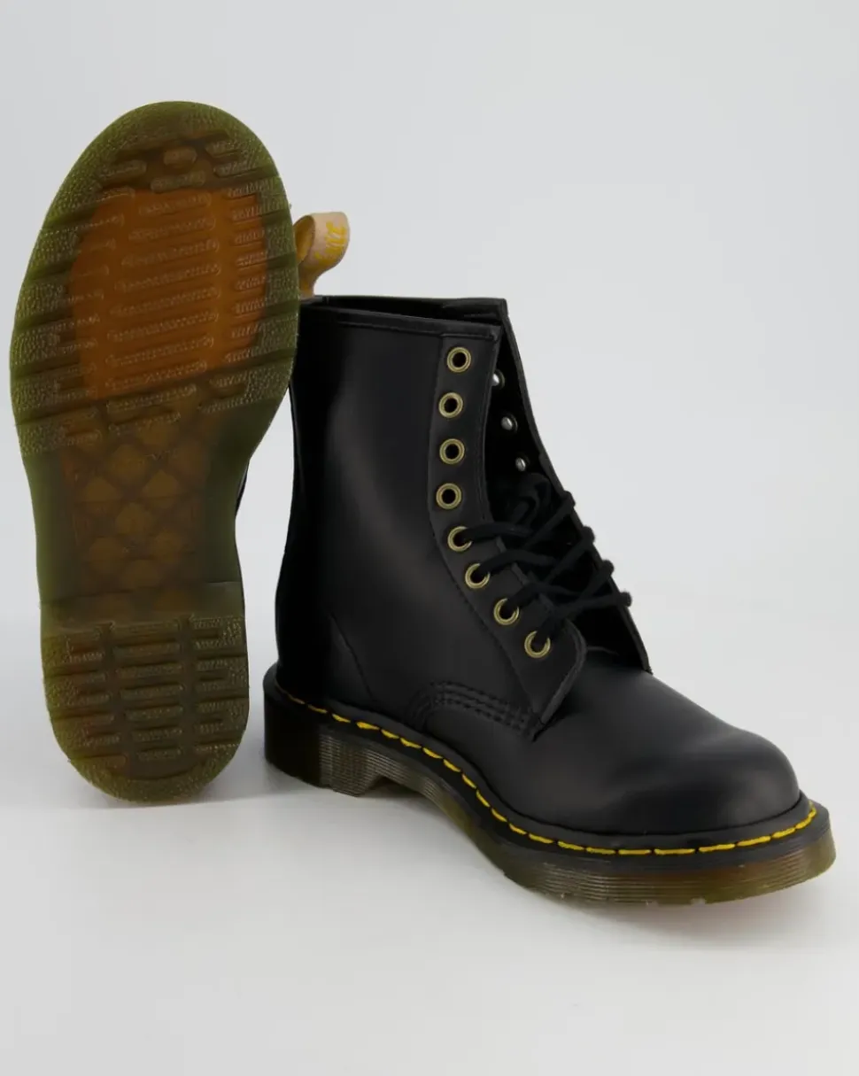 1460 Vegan Bikerboots in Schwarz