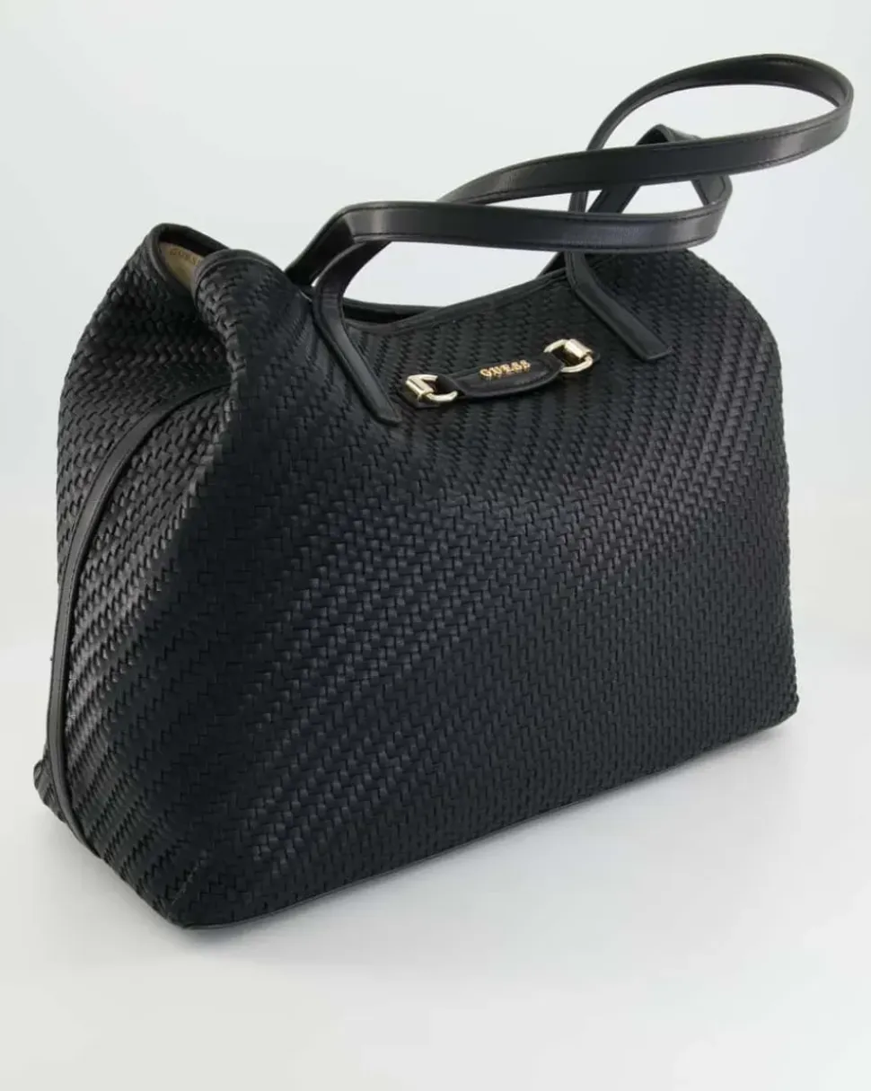 Vikki II Large 2 in 1 Tote Handtasche in Schwarz