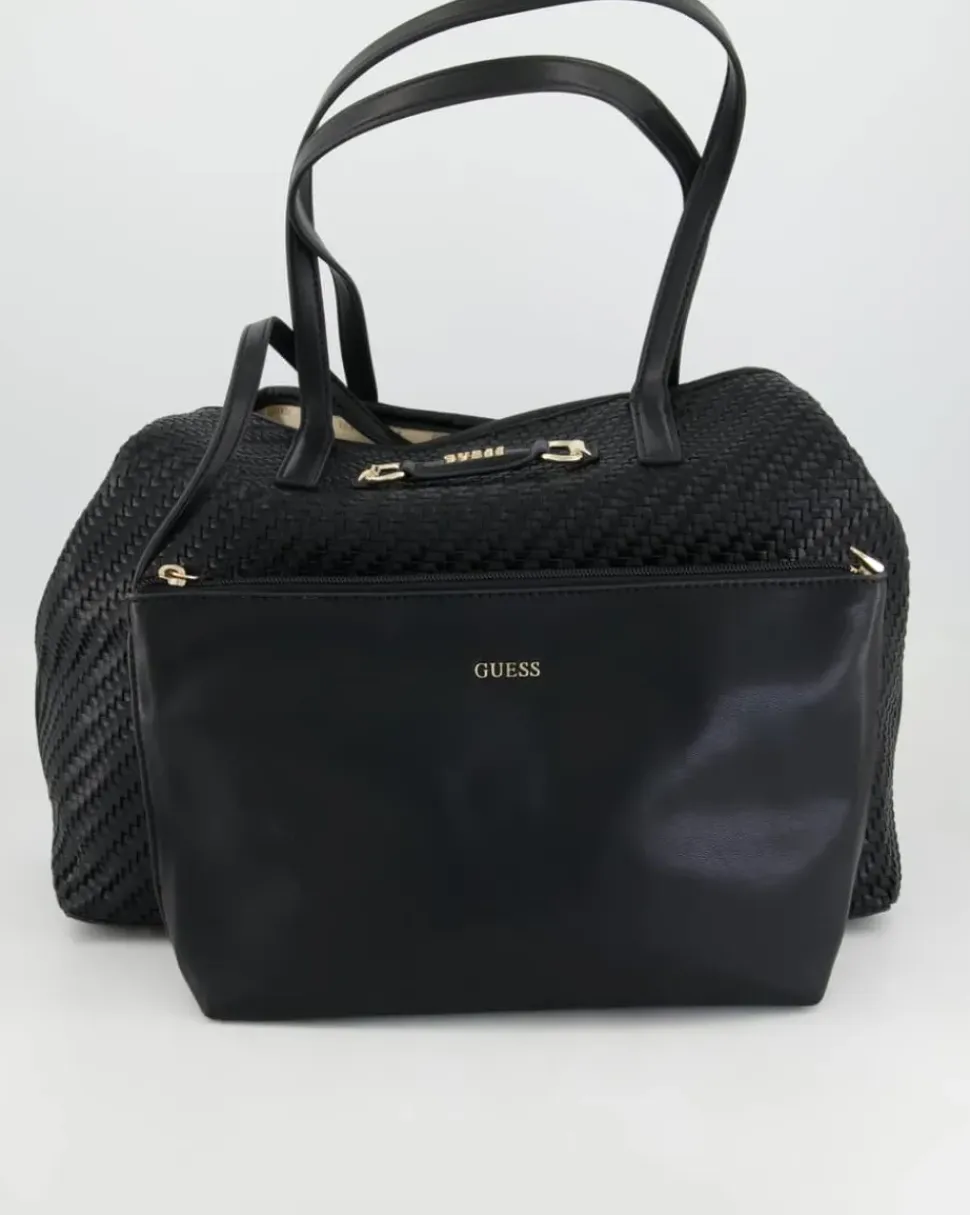 Vikki II Large 2 in 1 Tote Handtasche in Schwarz
