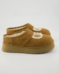 W Bea Mary Jane Pantoletten in Beige