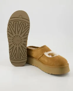 W Bea Mary Jane Pantoletten in Beige