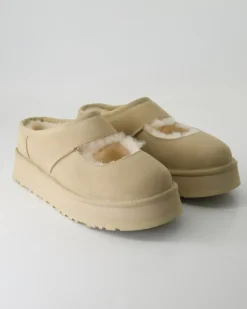 W Bea Mary Jane Pantoletten in Beige