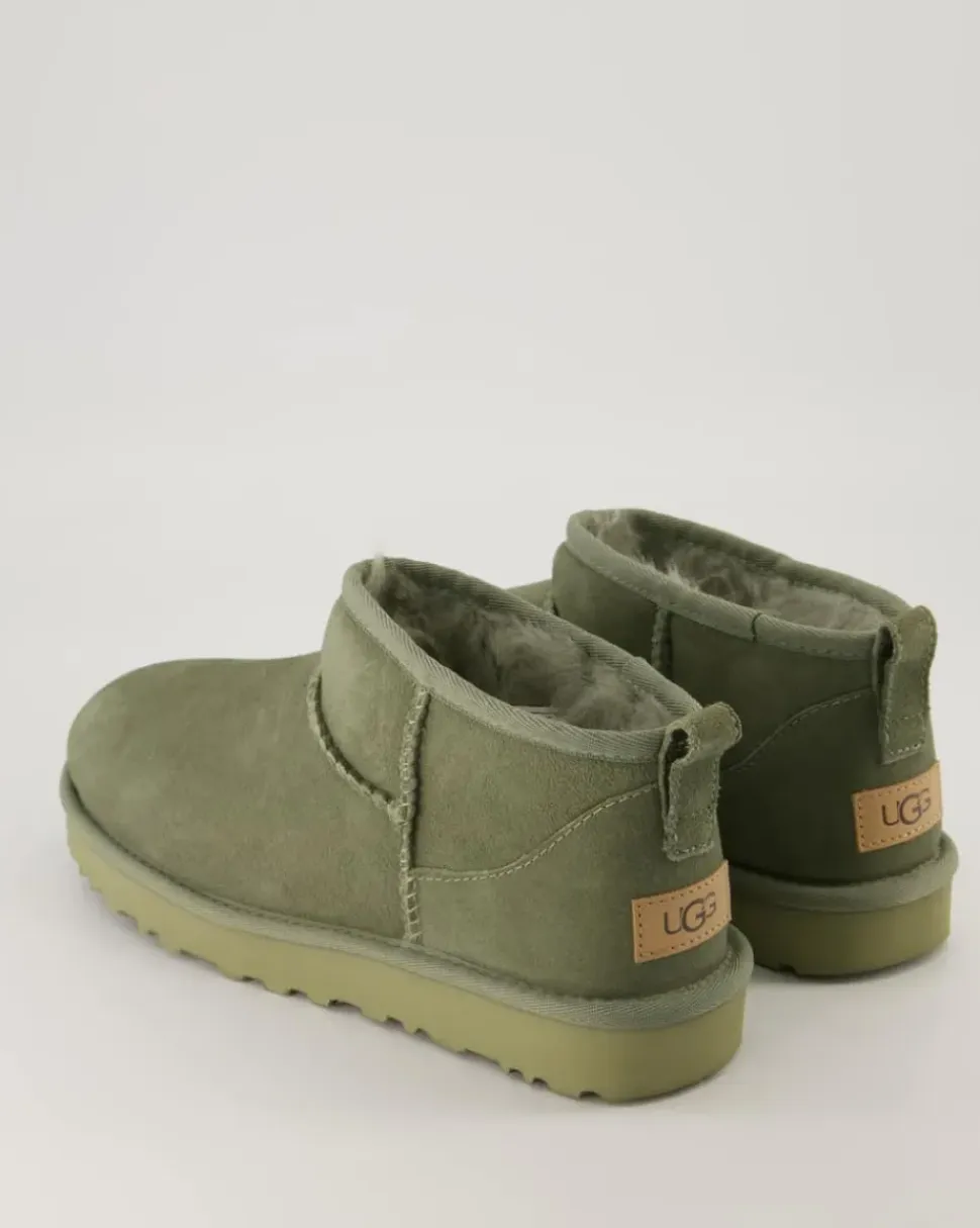 W Classic Ultra Mini Winterstiefel in Grün