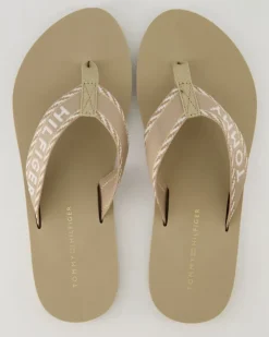 Webbing Zehentrenner in Beige