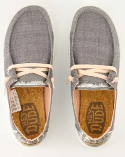 Wendy Boho Slipper in Grau