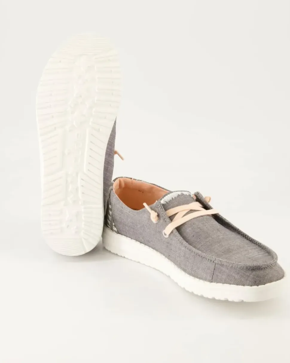 Wendy Boho Slipper in Grau