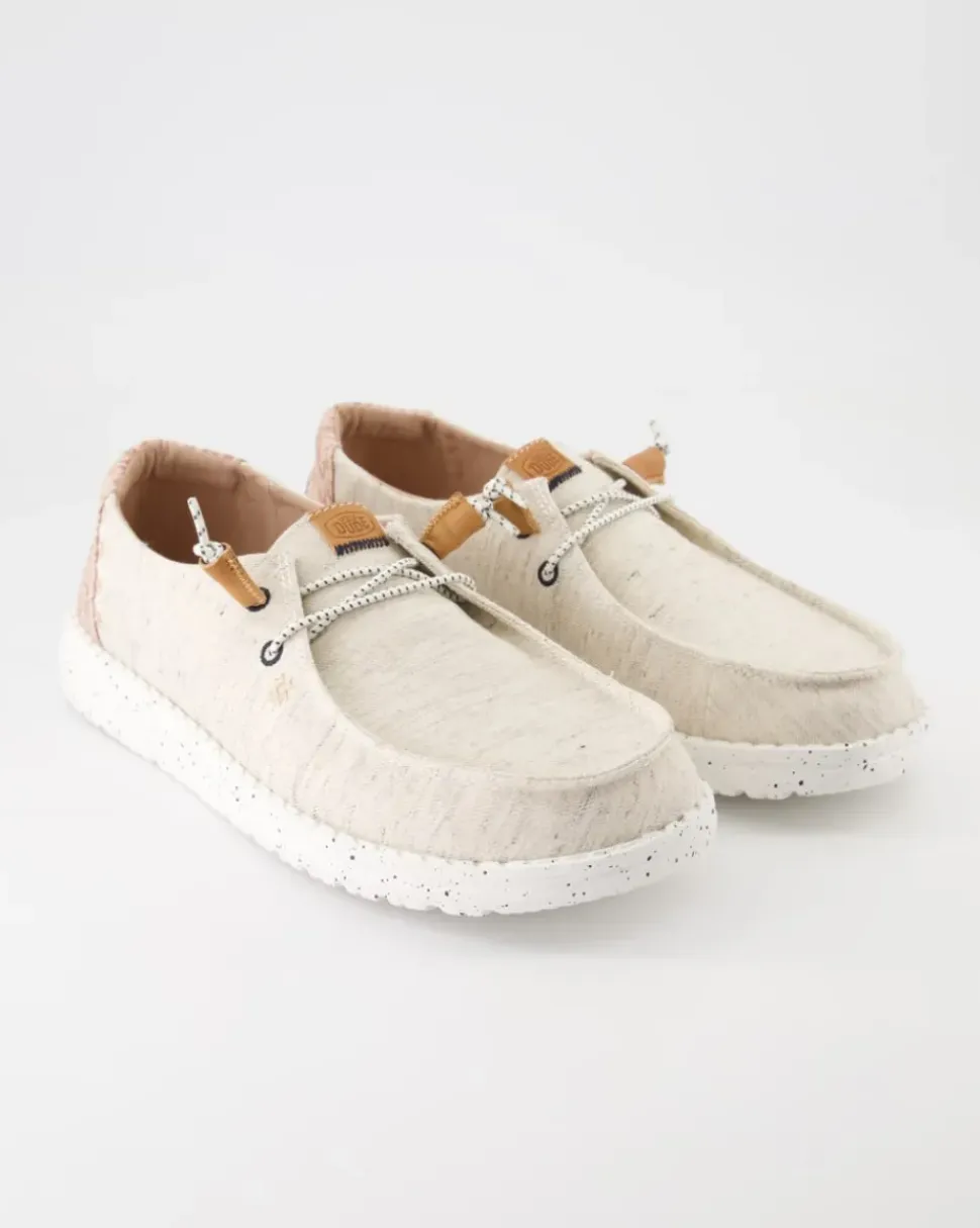 Wendy Heathered Slipper in Beige