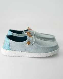 Wendy Heathered Sneaker in Blau