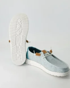 Wendy Heathered Sneaker in Blau
