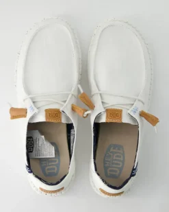 Wendy Washed Sneaker in Weiß