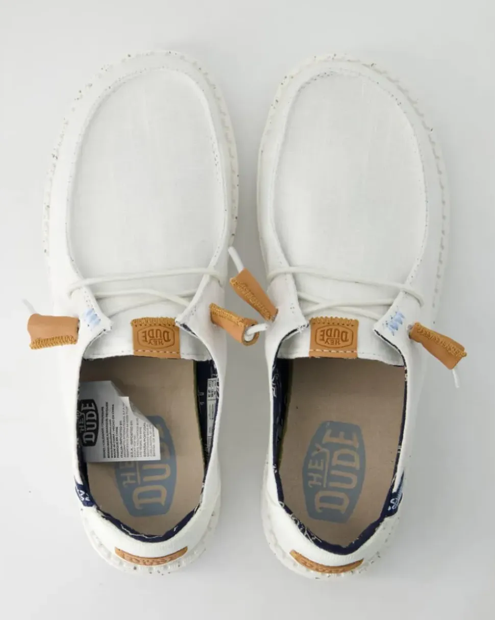 Wendy Washed Sneaker in Weiß