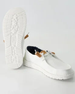 Wendy Washed Sneaker in Weiß