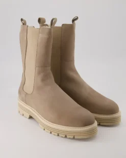 Winterstiefel Chelsea Boots in Beige