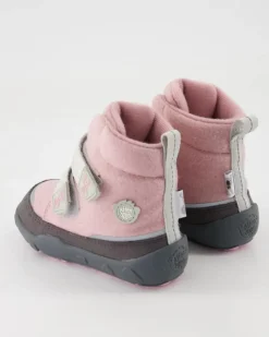 Wolle Comfy Winterstiefel in Rosa
