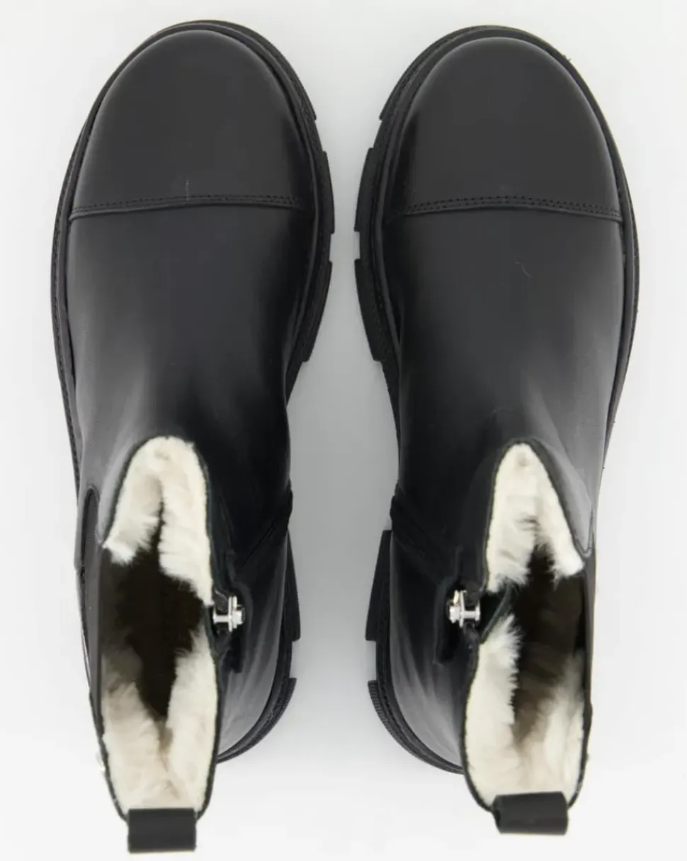 You & Me Low Girls Stiefeletten in Schwarz