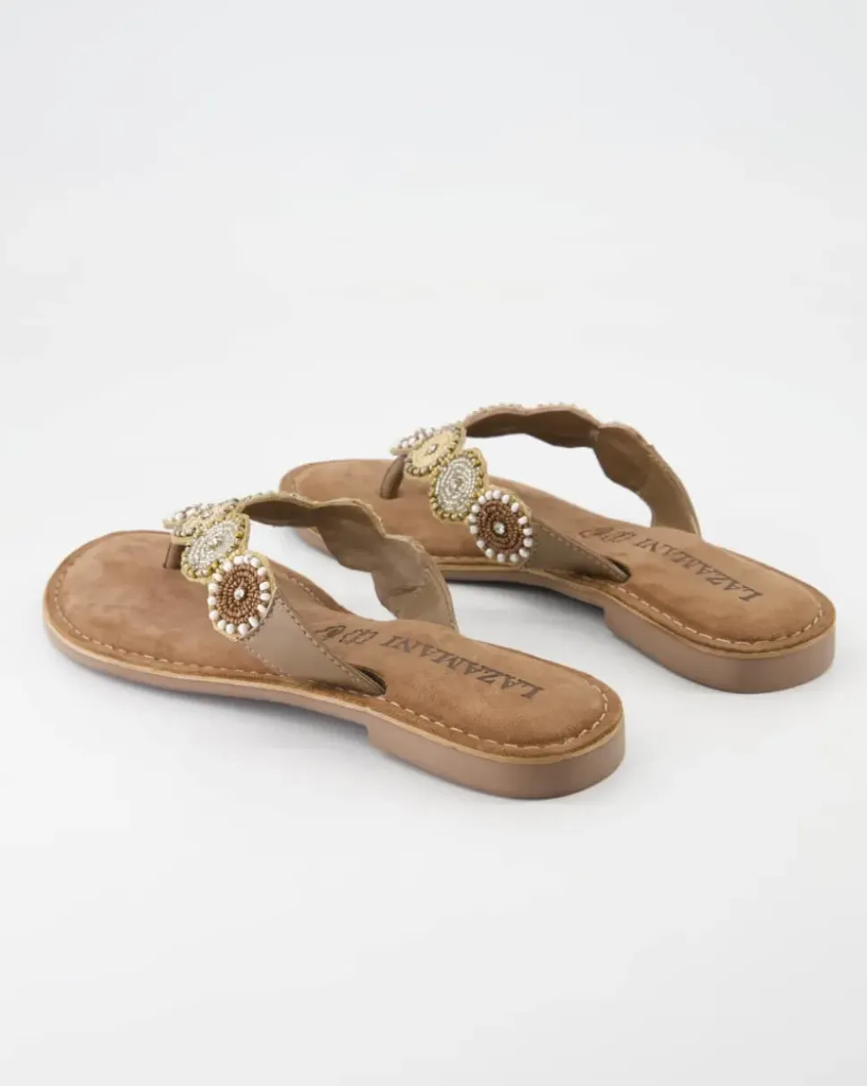 75.451 Zehentrenner in Beige