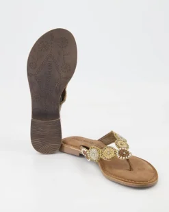 75.451 Zehentrenner in Beige
